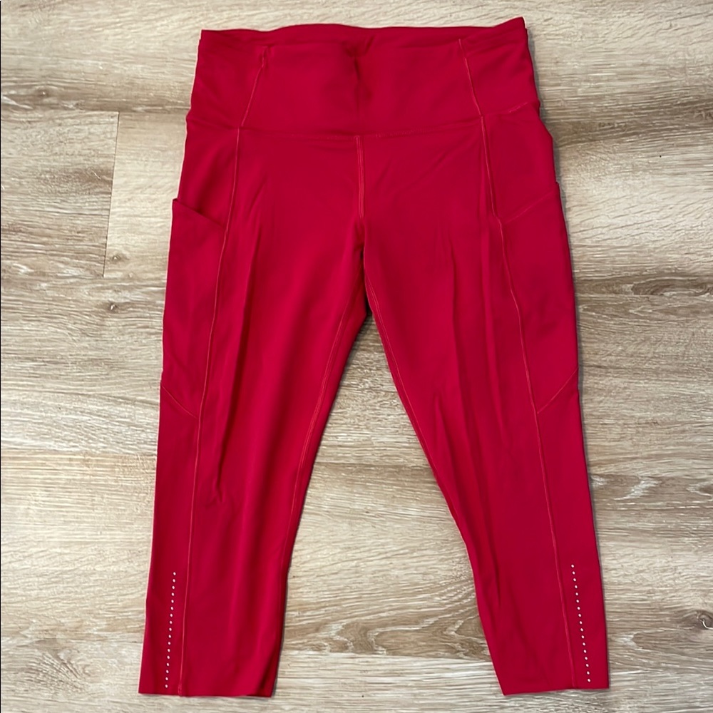 lululemon athletica Red Leggings